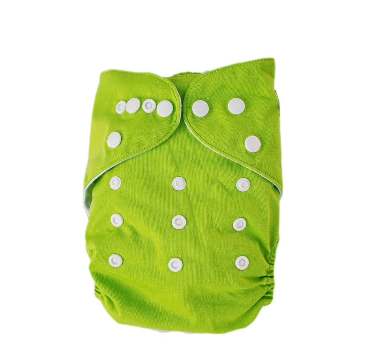 Janafebaby Single Green Cloth Diaper with Four Layer Bamboo Insert