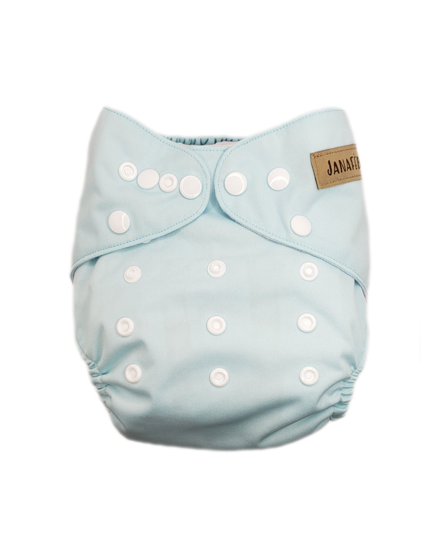 Janafébaby Single Blue Cloth Diaper with Four Layer Bamboo Insert